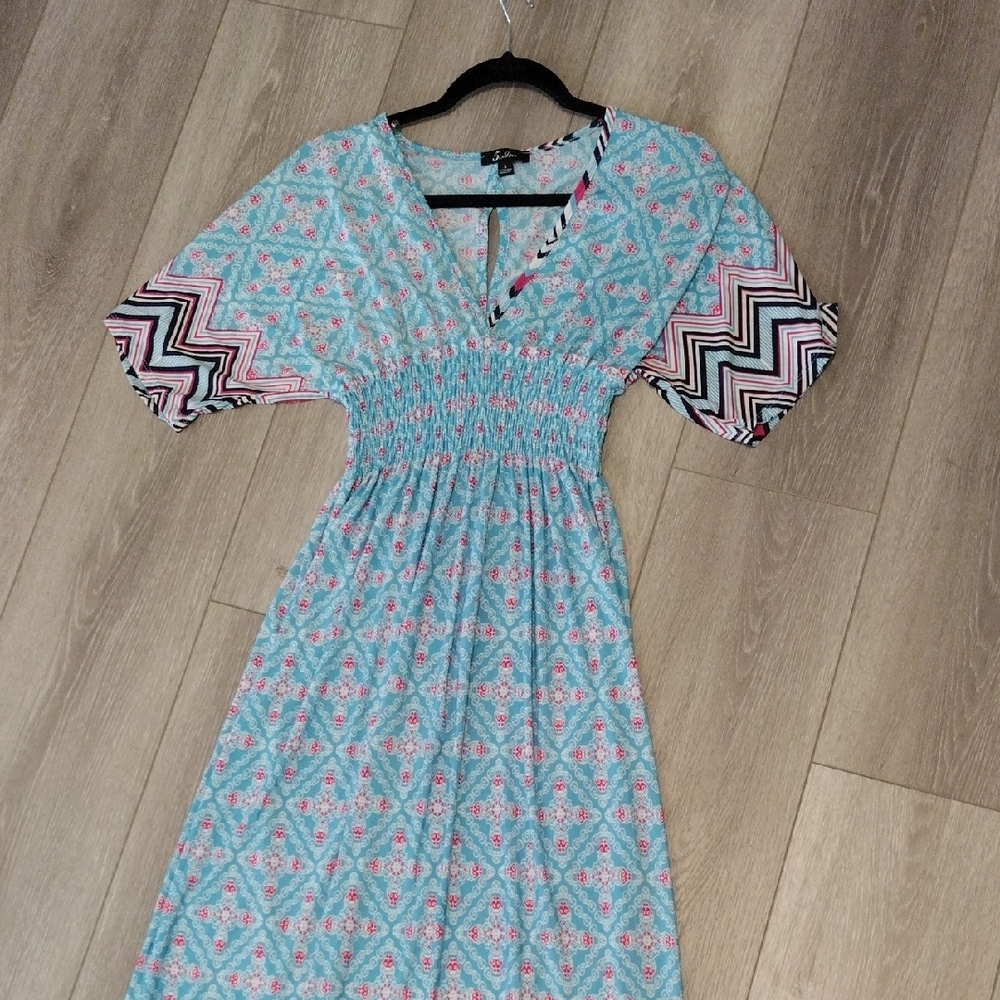 5th & Love Maxi Dress with Chevron Sleeves